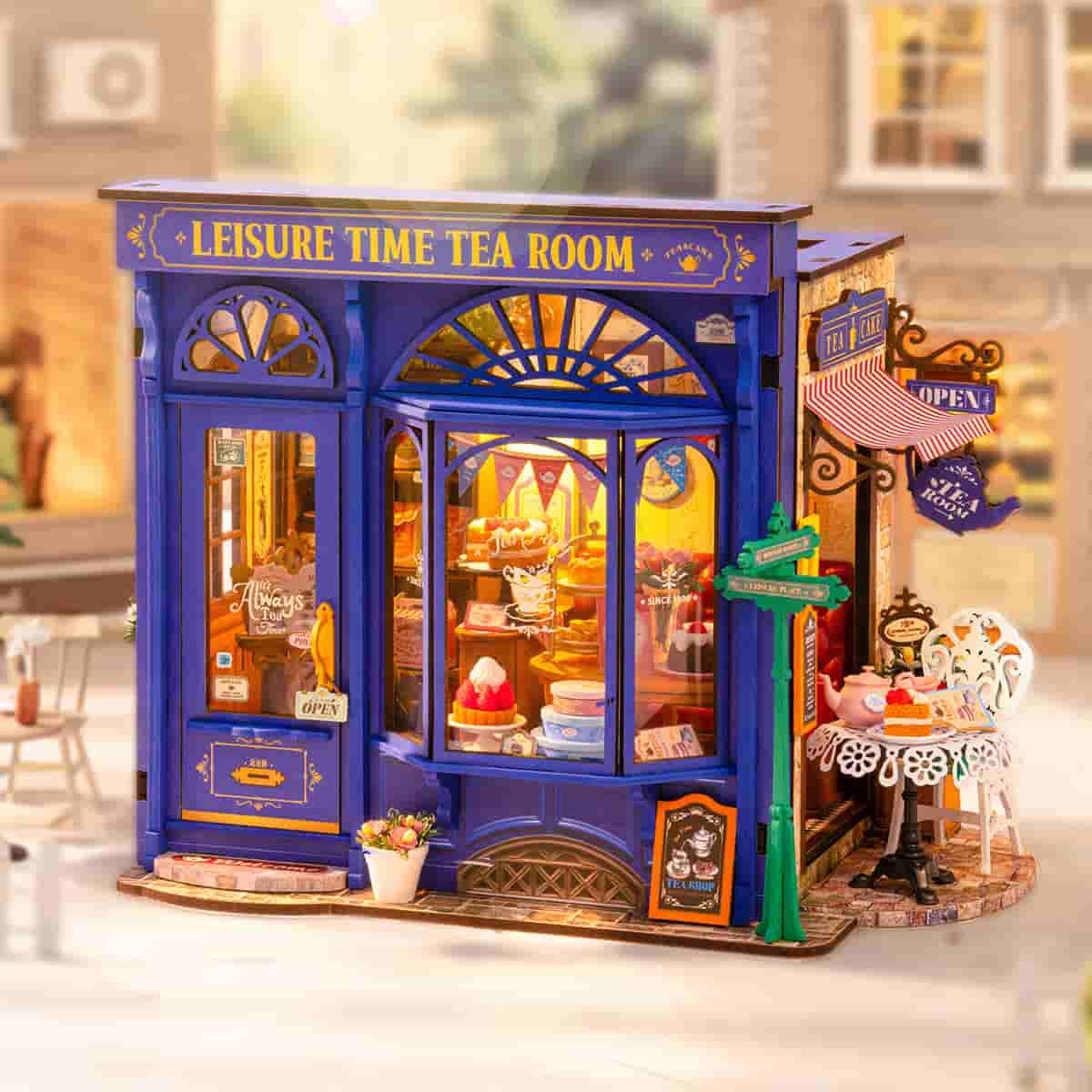 Leisure Tea Room Miniature DIY Kit
