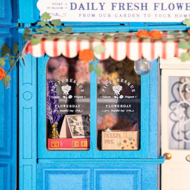 Daily Fresh Flower Framed Miniature Diorama