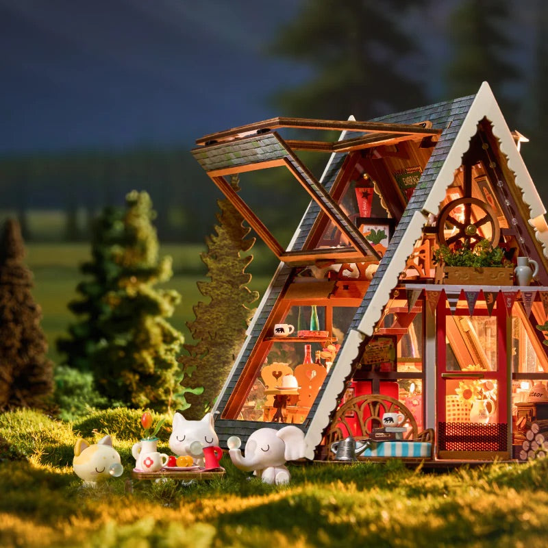 A-Frame Cabin Miniature DIY Kit