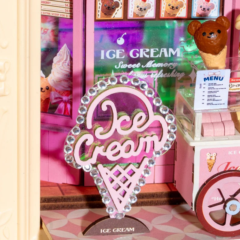 Sweet Scoopery Ice Cream Framed Miniature Diorama