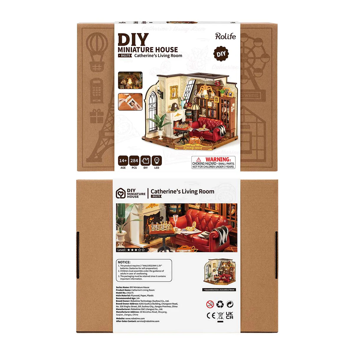 Catherine's Living Room Miniature DIY Kit