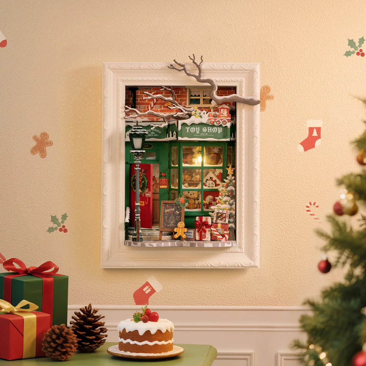 Santa's Toy Shop Picture Frame
