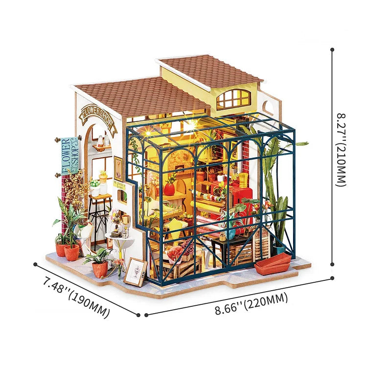Emily's Flower Shop Miniature DIY Kit
