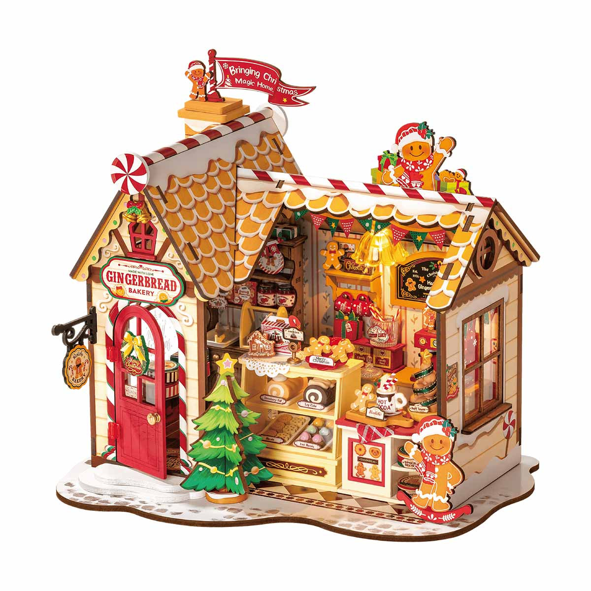 Gingerbread House Miniature DIY Kit