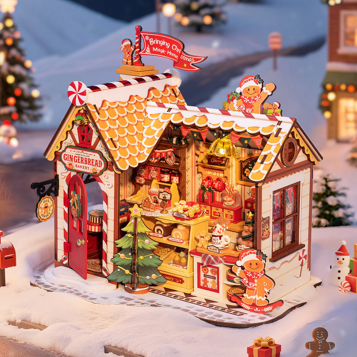 Gingerbread House Miniature DIY Kit – Hobbynella