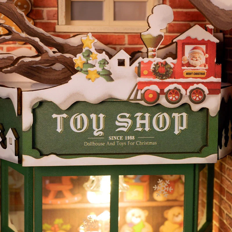 Santa's Toy Shop Picture Frame