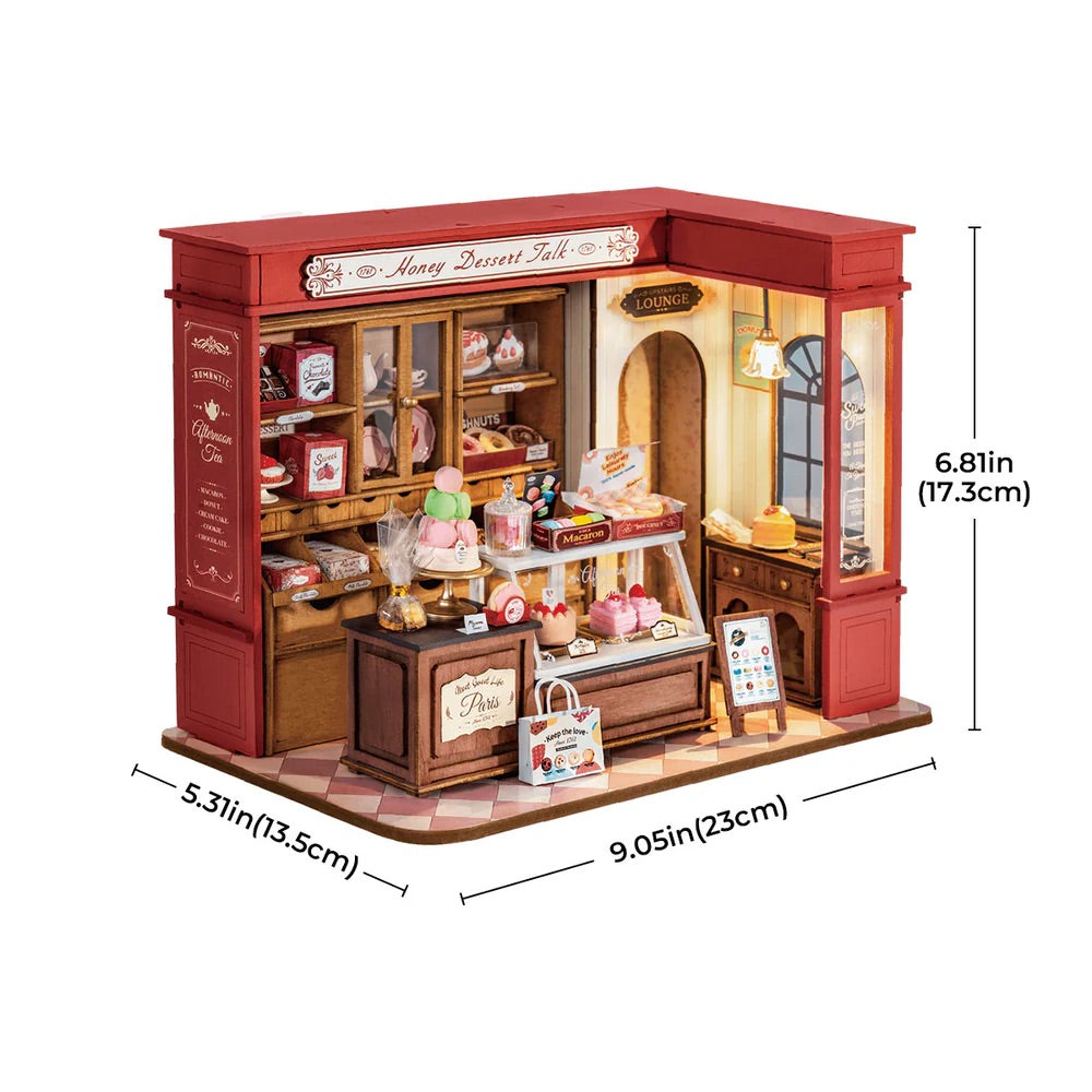Honey Dessert Talk Miniature DIY Kit | Hobbynella
