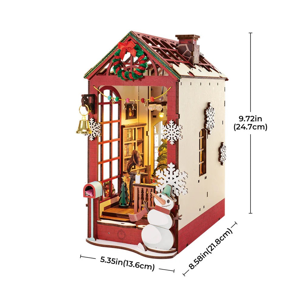 Christmas Diorama Book Nook DIY Kit | Hobbynella