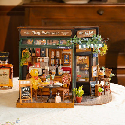 Tipsy Restaurant Miniature DIY Kit | Hobbynella