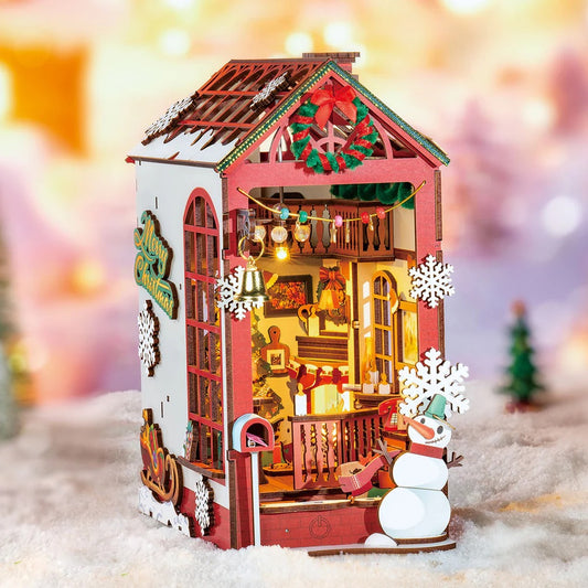 Christmas Diorama Book Nook DIY Kit | Hobbynella