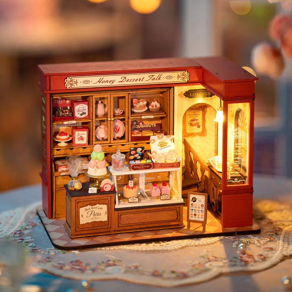 Honey Dessert Talk Miniature DIY Kit | Hobbynella