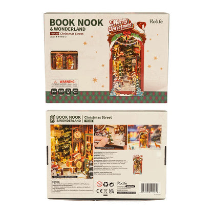 Christmas Street Diorama Book Nook DIY Kit | Hobbynella