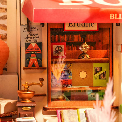 Bookstore Miniature DIY Kit | Hobbynella