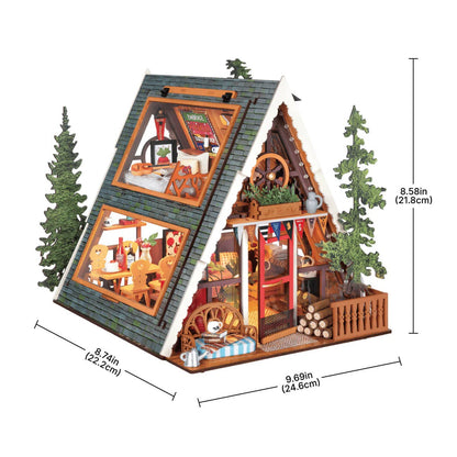 A-Frame Cabin Miniature DIY Kit