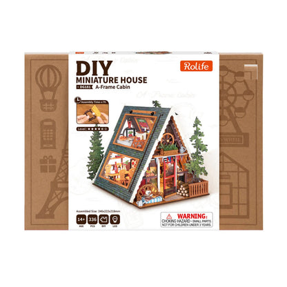 A-Frame Cabin Miniature DIY Kit
