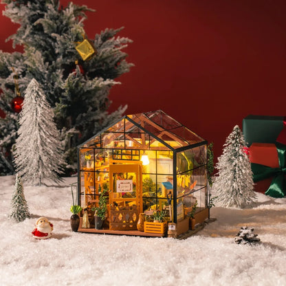Cathy's Flower House Miniature DIY Kit | Hobbynella