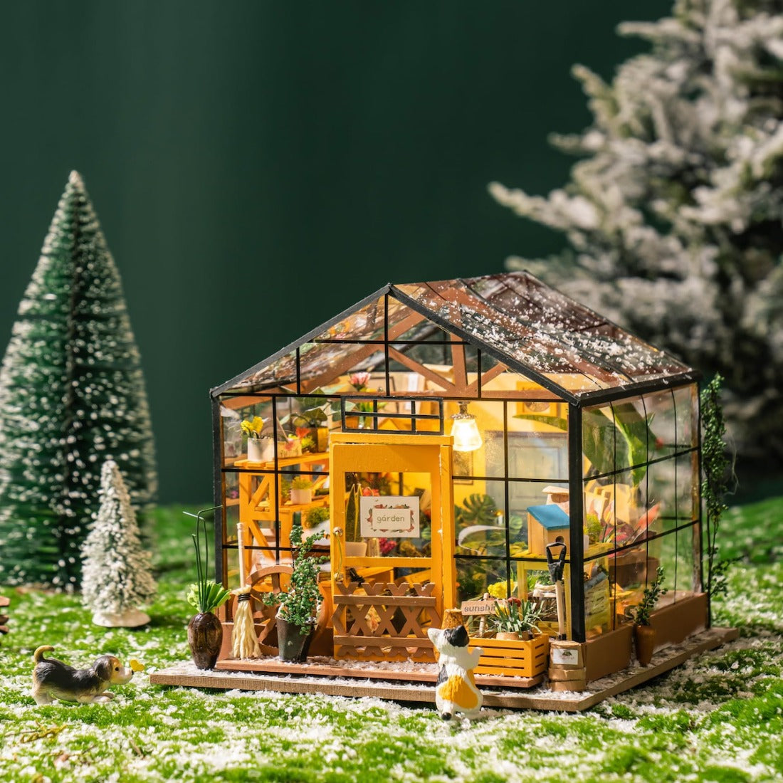 Cathy's Flower House Miniature DIY Kit | Hobbynella