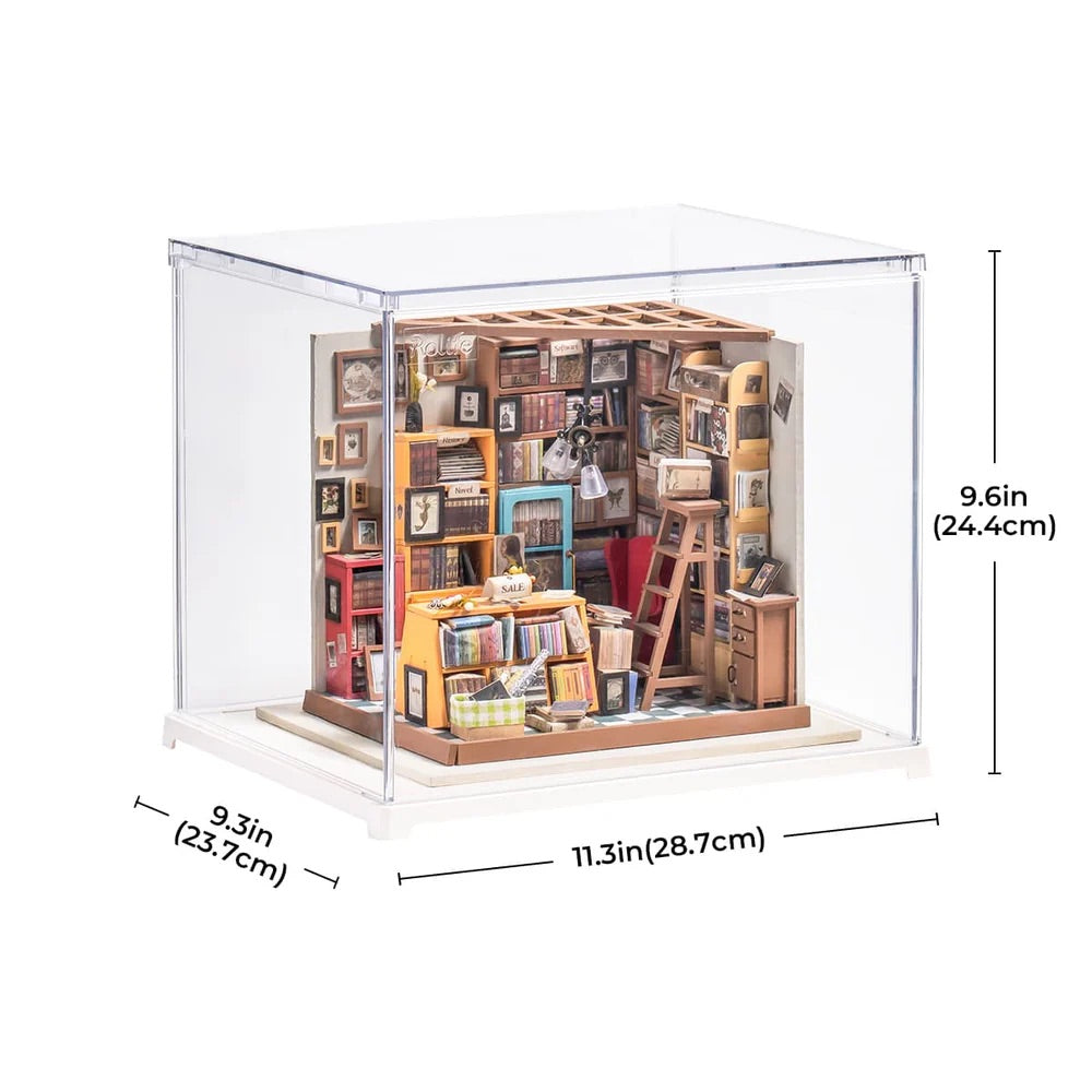 Staubschutzbox für Miniaturhaus