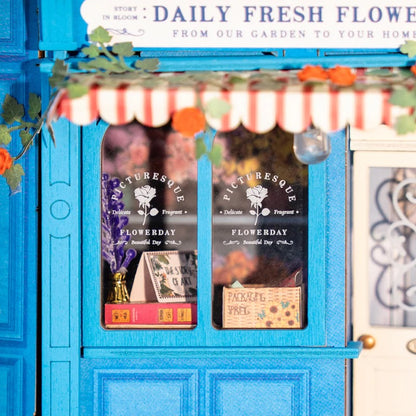 Daily Fresh Flower Framed Miniature Diorama