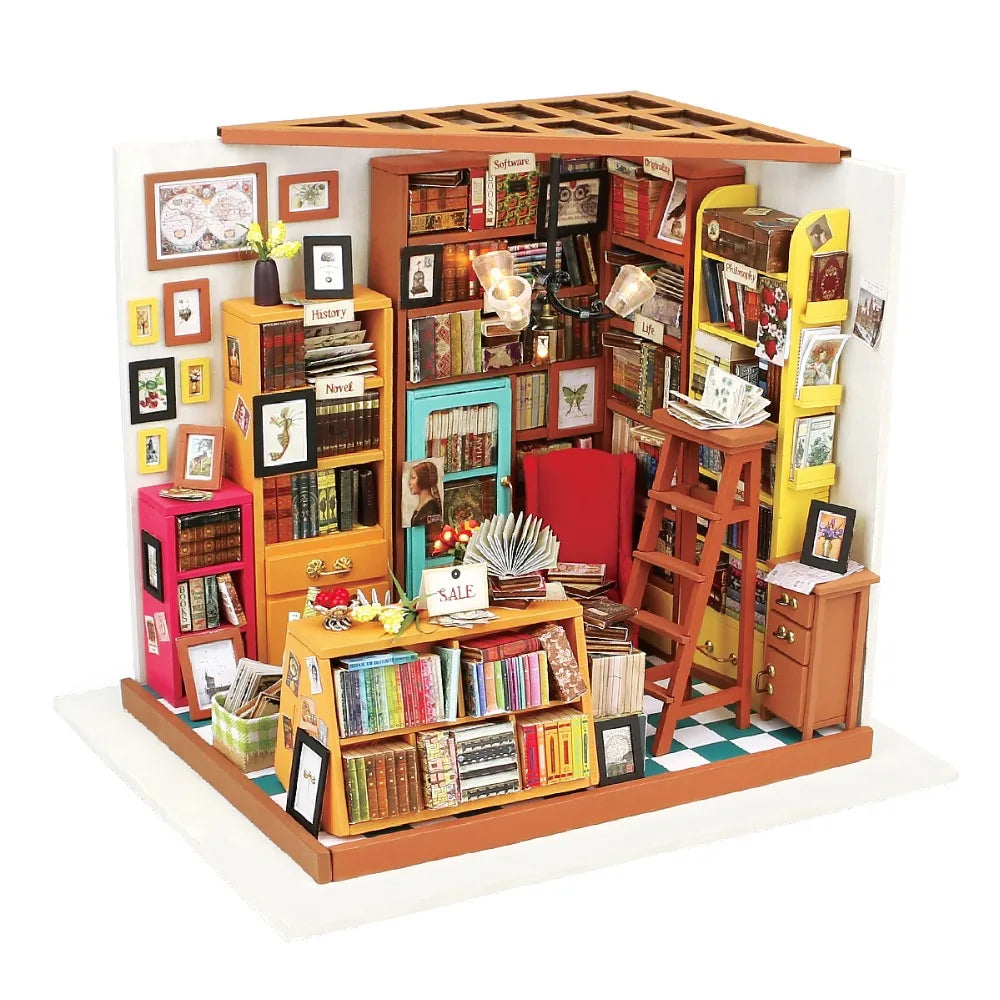 Sam's Study Miniature DIY Kit | Hobbynella