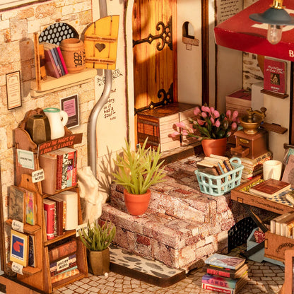 Bookstore Miniature DIY Kit | Hobbynella
