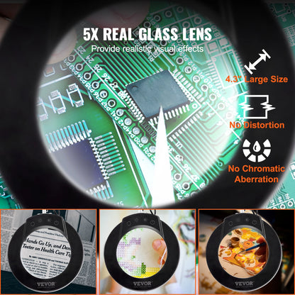 Lampe LED loupe 5X