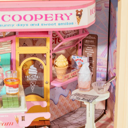 Sweet Scoopery Ice Cream Framed Miniature Diorama
