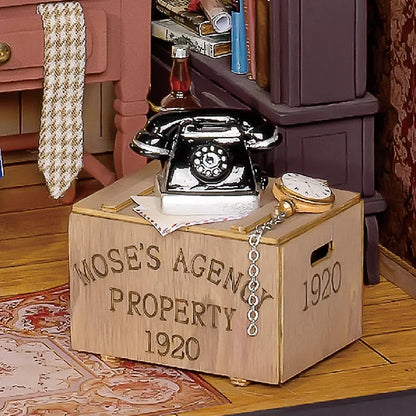 Mose's Detective Agency Miniature DIY Kit | Hobbynella