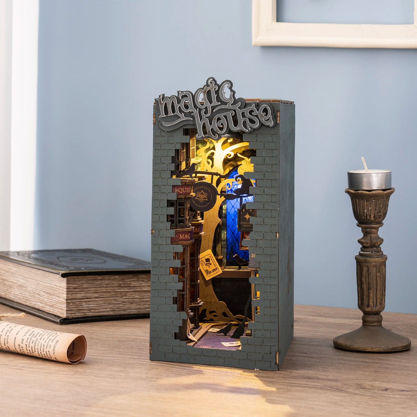 Magic House Diorama Book Nook DIY Kit | Hobbynella