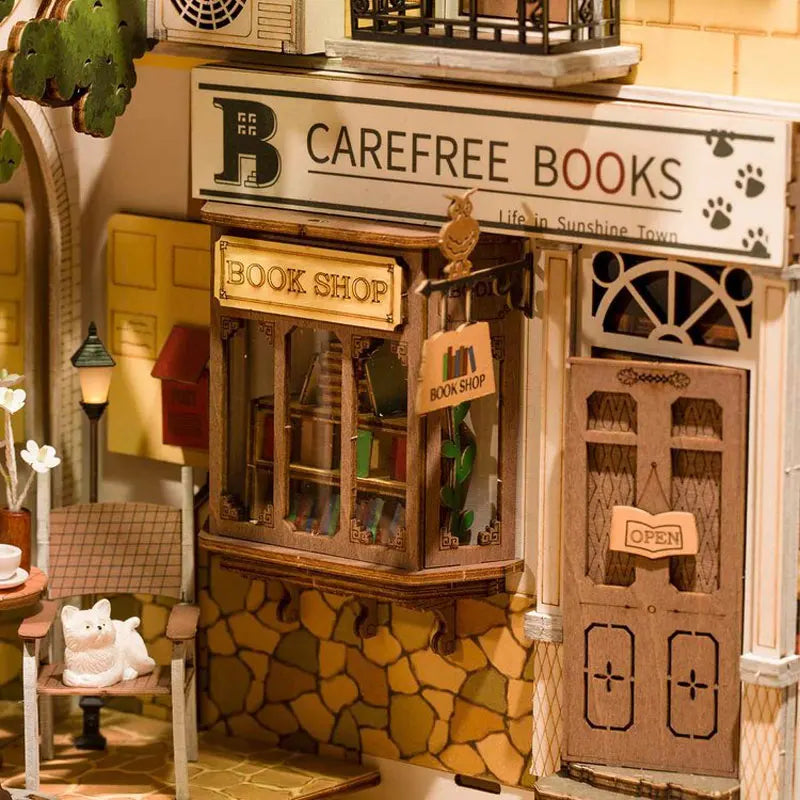 Sunshine City Diorama Book Nook DIY Kit | Hobbynella