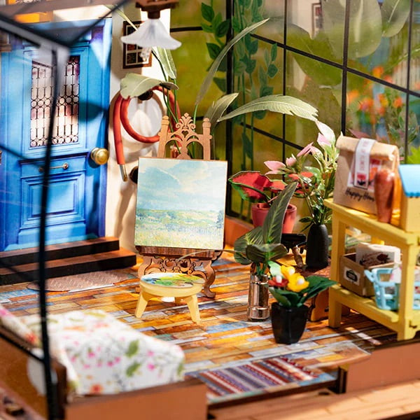 Cathy's Flower House Miniature DIY Kit | Hobbynella