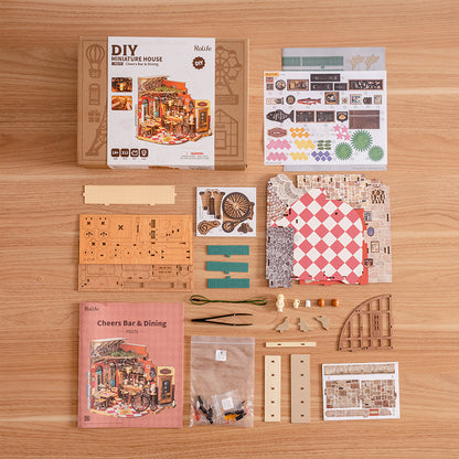 Cheers Bar & Dining Miniature DIY Kit