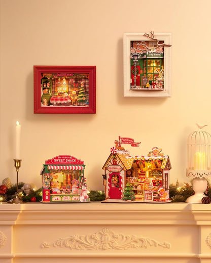 Christmas Candy Stand Miniature DIY Kit