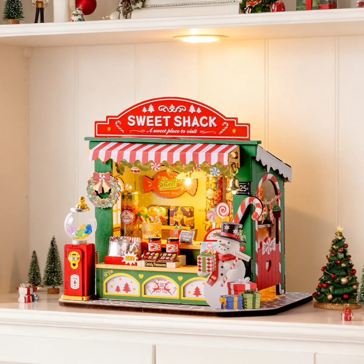 Christmas Candy Stand Miniature DIY Kit