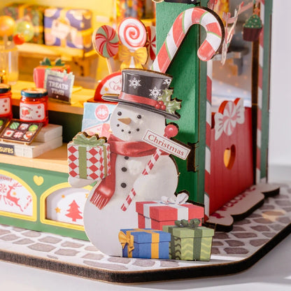 Christmas Candy Stand Miniature DIY Kit