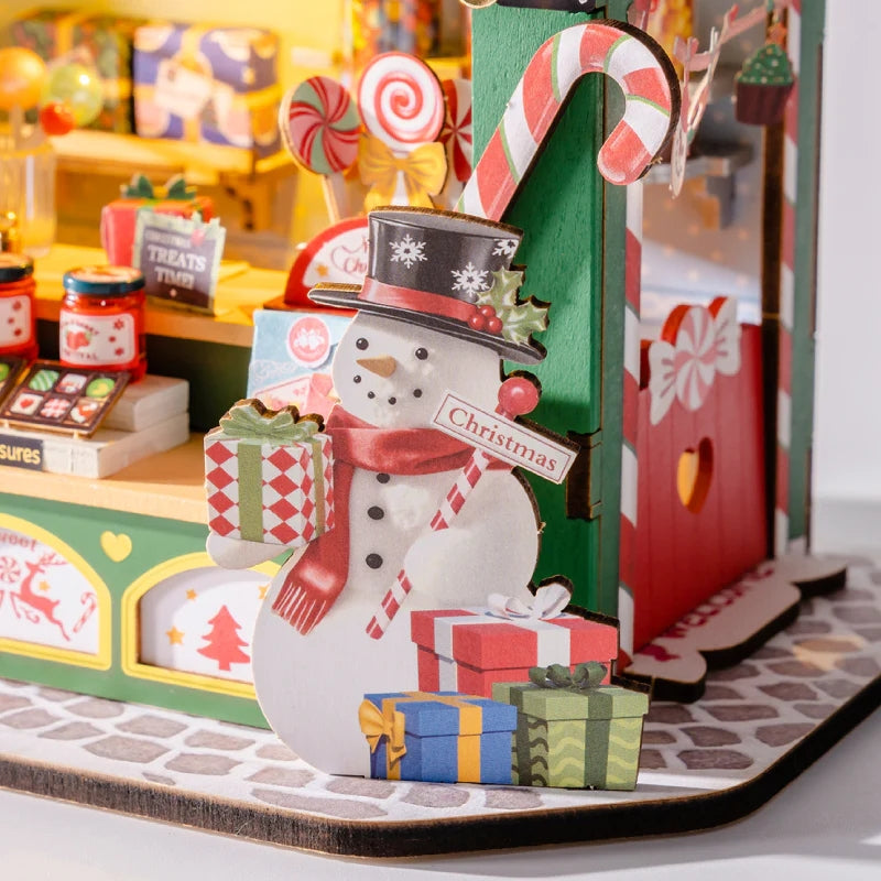 Christmas Candy Stand Miniature DIY Kit