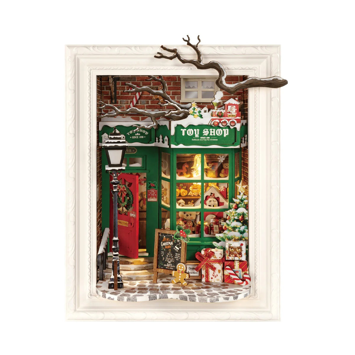 Santa's Toy Shop Picture Frame