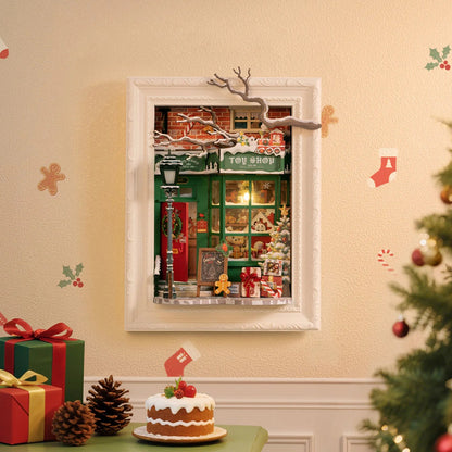 Santa's Toy Shop Picture Frame