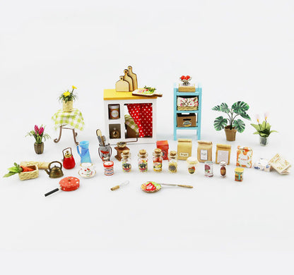 Jason's Kitchen Miniature DIY Kit | Hobbynella