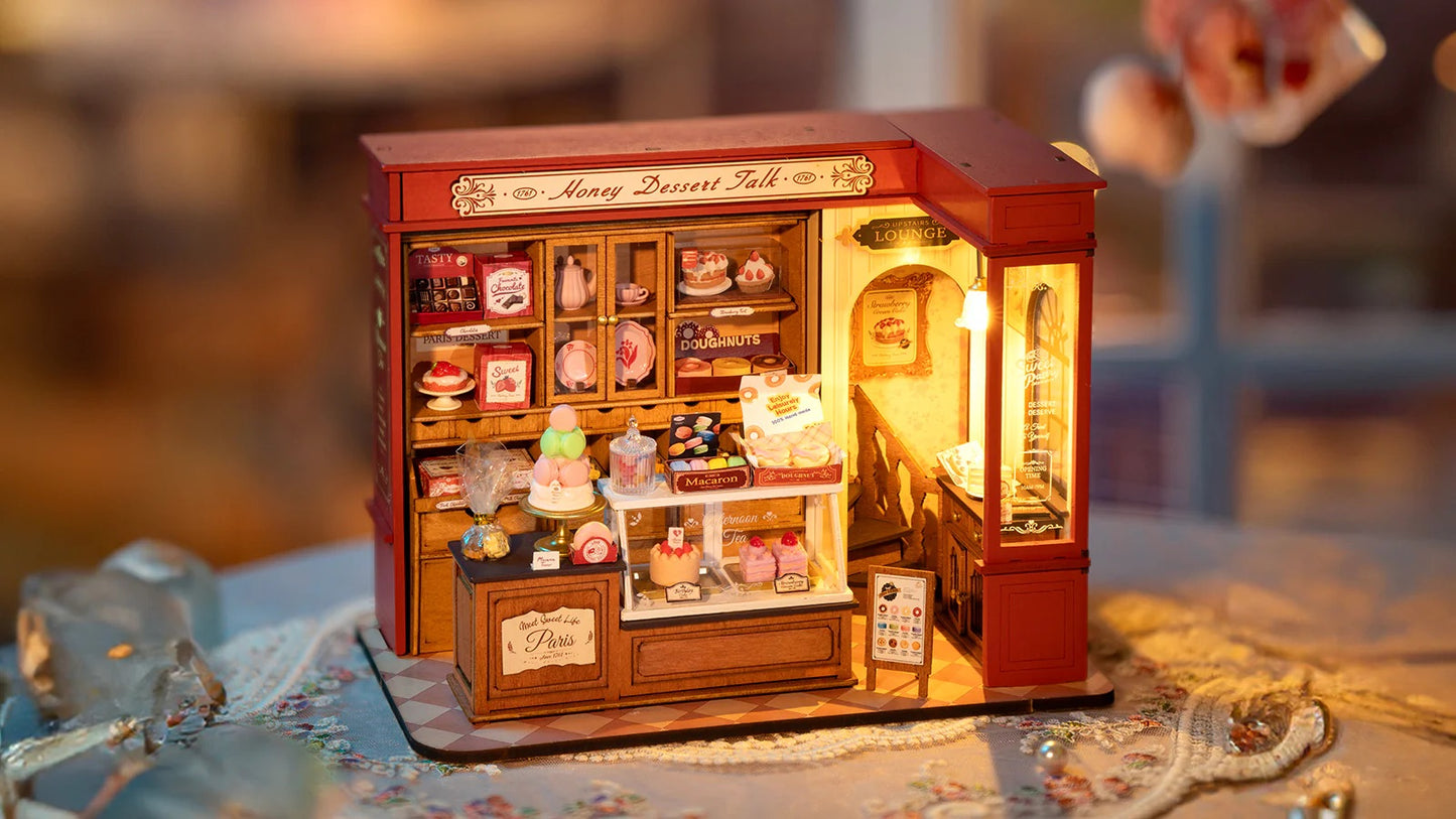 Honey Dessert Talk Miniature DIY Kit | Hobbynella