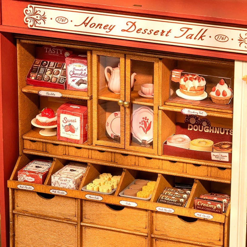 Honey Dessert Talk Miniature DIY Kit | Hobbynella
