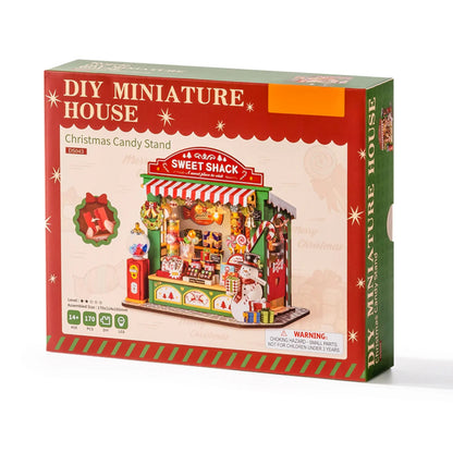 Christmas Candy Stand Miniature DIY Kit