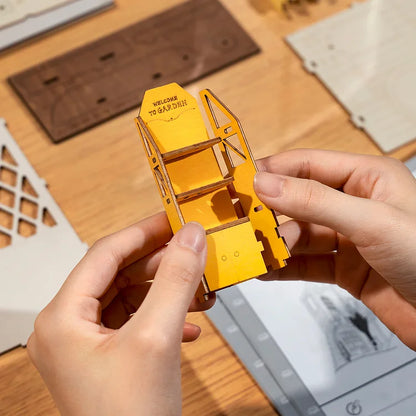 Garden House Diorama Book Nook DIY Kit | Hobbynella