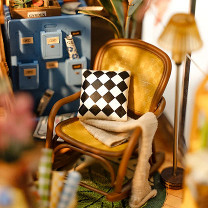 Garden House Diorama Book Nook DIY Kit | Hobbynella