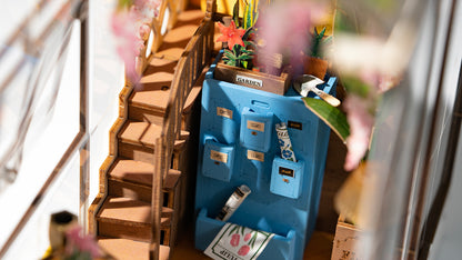 Garden House Diorama Book Nook DIY Kit | Hobbynella