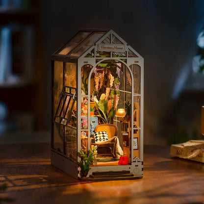 Garden House Diorama Book Nook DIY Kit | Hobbynella