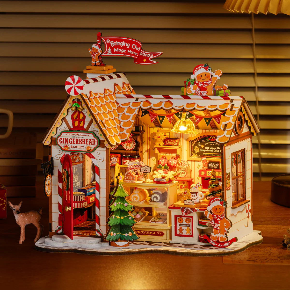 Gingerbread House Miniature DIY Kit – Hobbynella