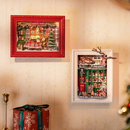 Santa's Toy Shop Picture Frame