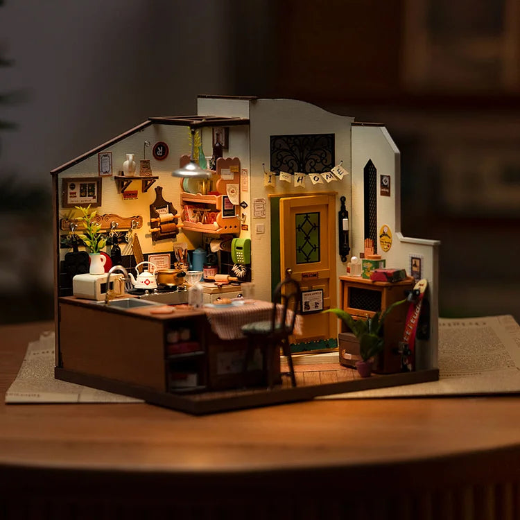 Homey Kitchen Miniature DIY Kit | Hobbynella