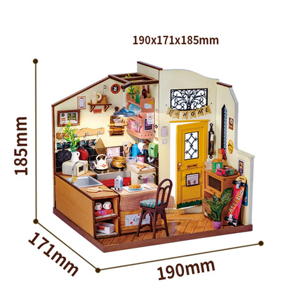 Homey Kitchen Miniature DIY Kit | Hobbynella